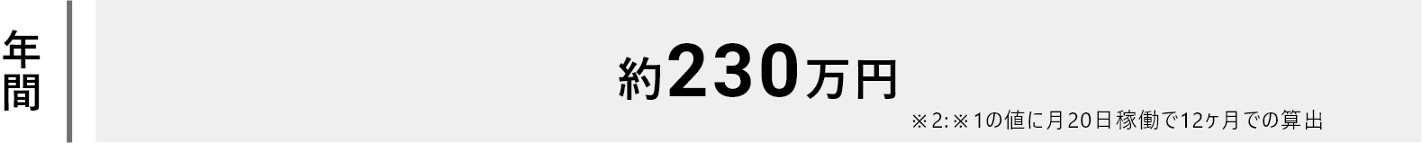 年間230万円