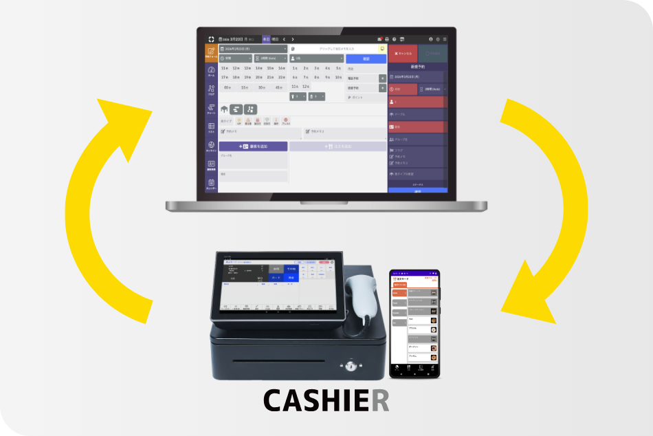 予約情報を連携し、スムーズな座席管理が可能に
