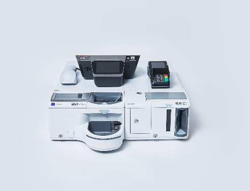 A:プリンター一体型POS端末で利用するパターン